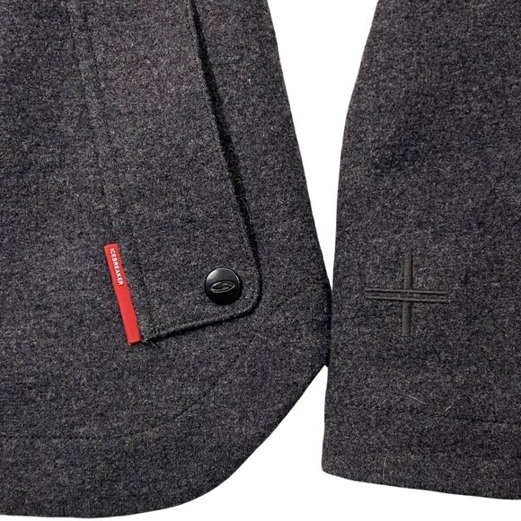 Icebreaker 380 Pure Plus Merino Wool Hooded Jacket Womens Gray Softshell outdoor - Picture 9 of 12